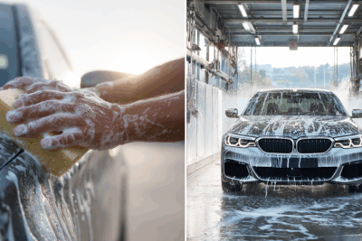 Automatische carwash vs handwas